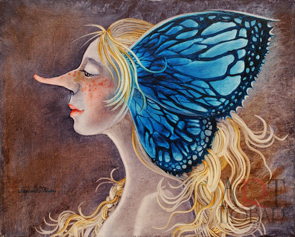Картина Мысли - бабочки